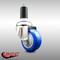 Service Caster 3 Inch 316SS Blue Polyurethane Wheel Swivel 1-1/4 Inch Expanding Stem Caster SCC-SS316EX20S314-PPUB-BLUE-114 - alternate 2